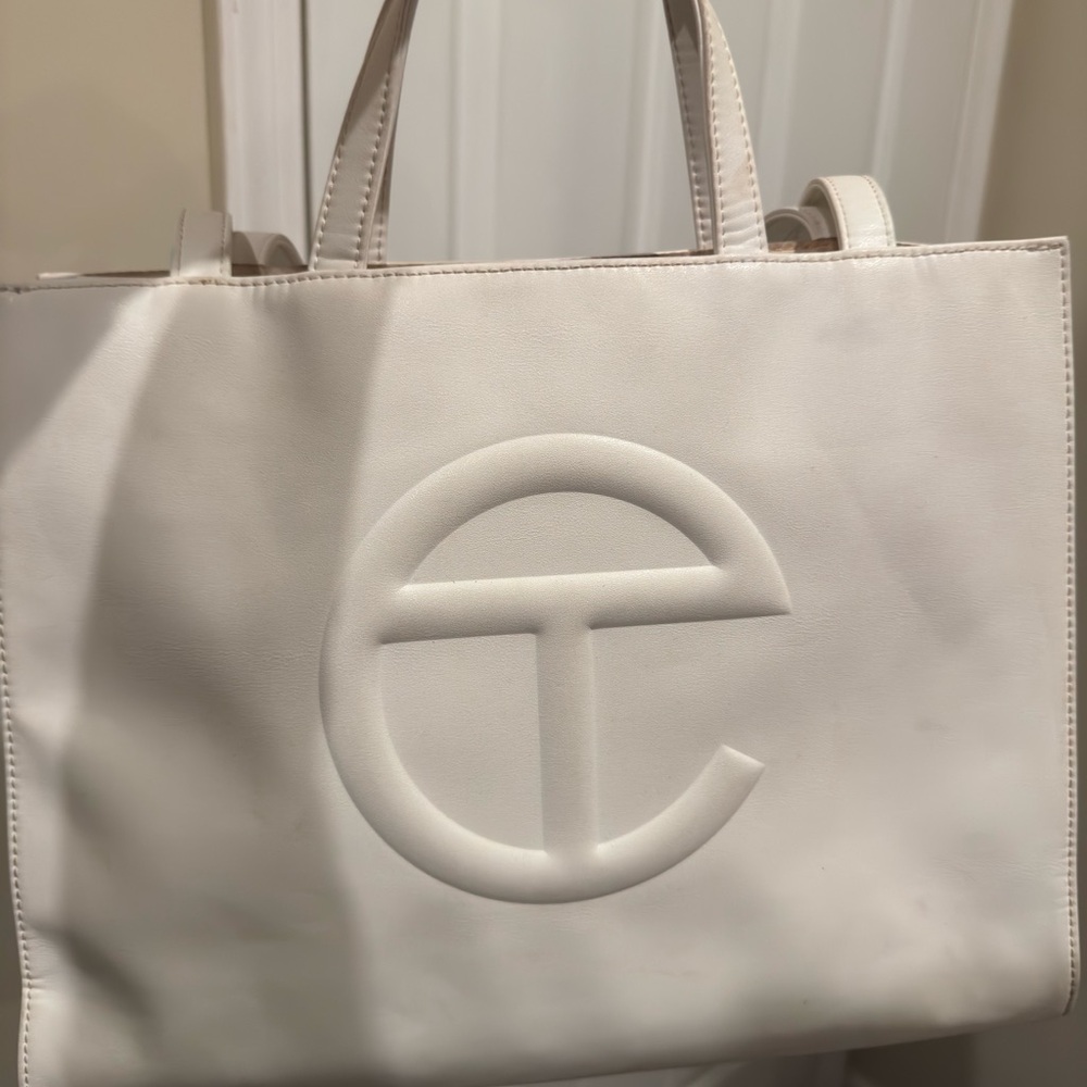 Telfar Cream Tote Bag